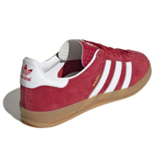 Adidas Gazelle Indoor Low Mens Sportswear Shoes Red H06261 NEW Size 10 - Picture 6 of 7